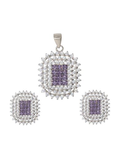 925 Sterling Silver Pendant Set