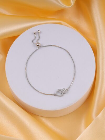 925 sterling silver sliding chain adjustable