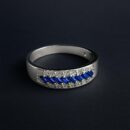 925 Sterling Silver Sapphire Stone Ring