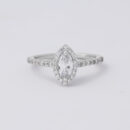 925 Sterling Silver Marquise Spark Ring