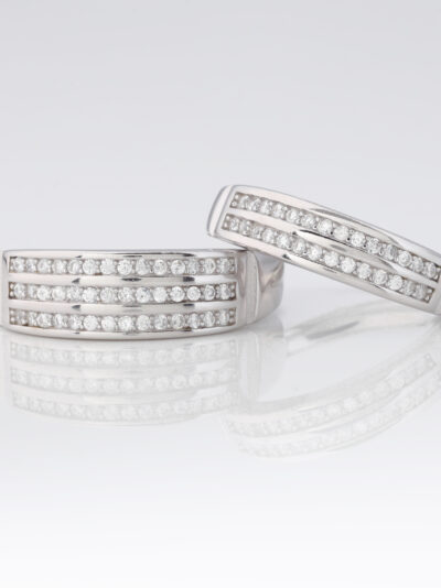 925 Sterling Silver Timeless Couple Ring