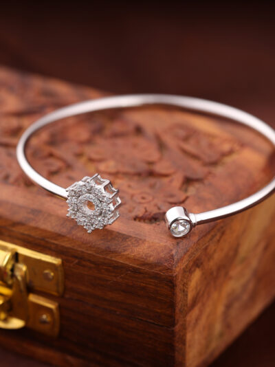 925 Sterling Silver Wrist-Cuff Bracelet