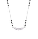 925 Sterling Silver Black Bead Mangalsutra