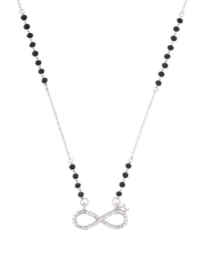 925 Sterling Silver Modern Ethnic Infinity Mangalsutra
