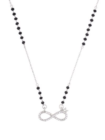 925 Sterling Silver Modern Ethnic Infinity Mangalsutra