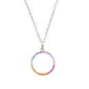 925 Sterling Silver Spectrum Silver Pendant Set