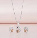 925 Sterling Silver Ocean Glam Pendant Set