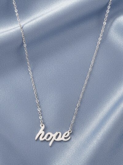 925 Sterling Silver Hope Pendant